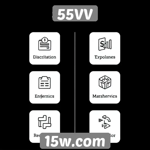 Principais recursos e funcionalidades do site 55VV